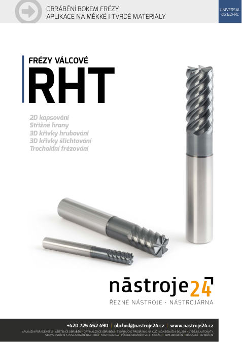 Náhled katalogu: Válcové frézy RHT