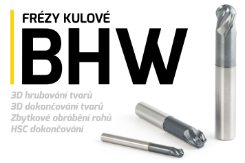 Frézy kulové BHW