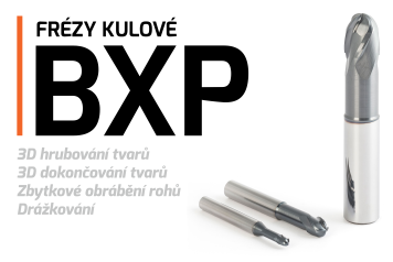 Frézy kulové BXP