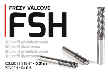 Frézy válcové FSH