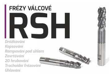 Frézy válcové RSH