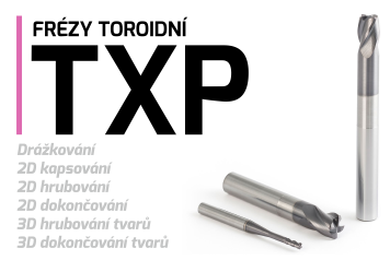 Frézy toroidní TXP